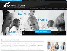 Tablet Screenshot of ecole-montsouris.fr